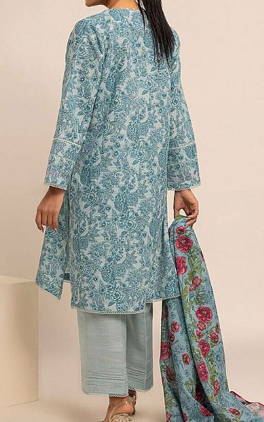 Khaadi Light Turquoise Khaddar Suit