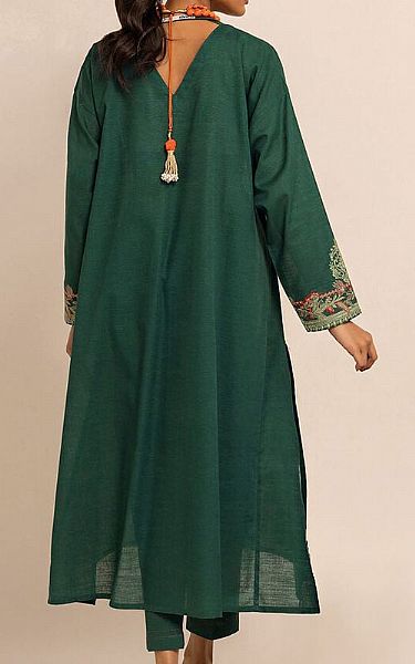 Khaadi Green Crosshatch Suit (2 Pcs)