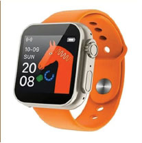 Smart Watch Orange Strap